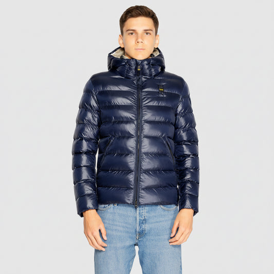 Blauer Vindjakke Herre