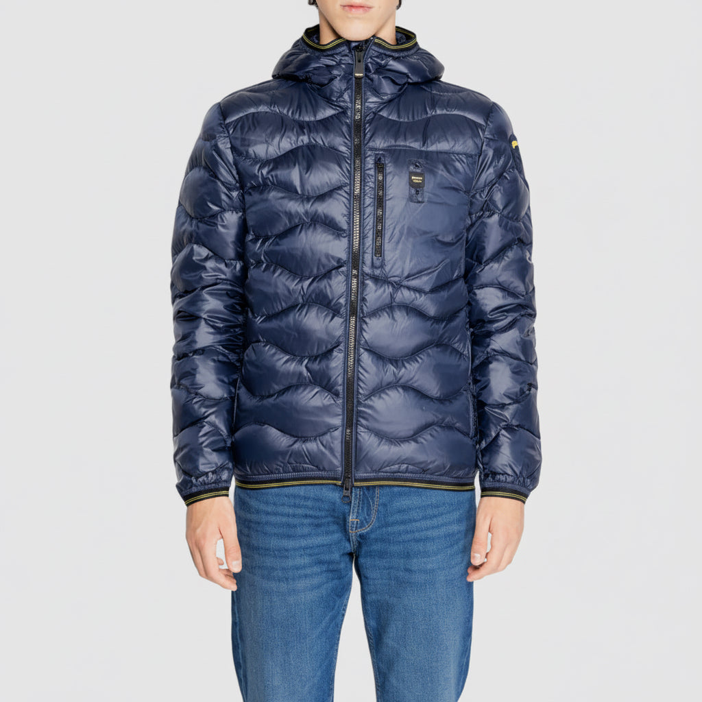 Blauer Vindjakke Herre